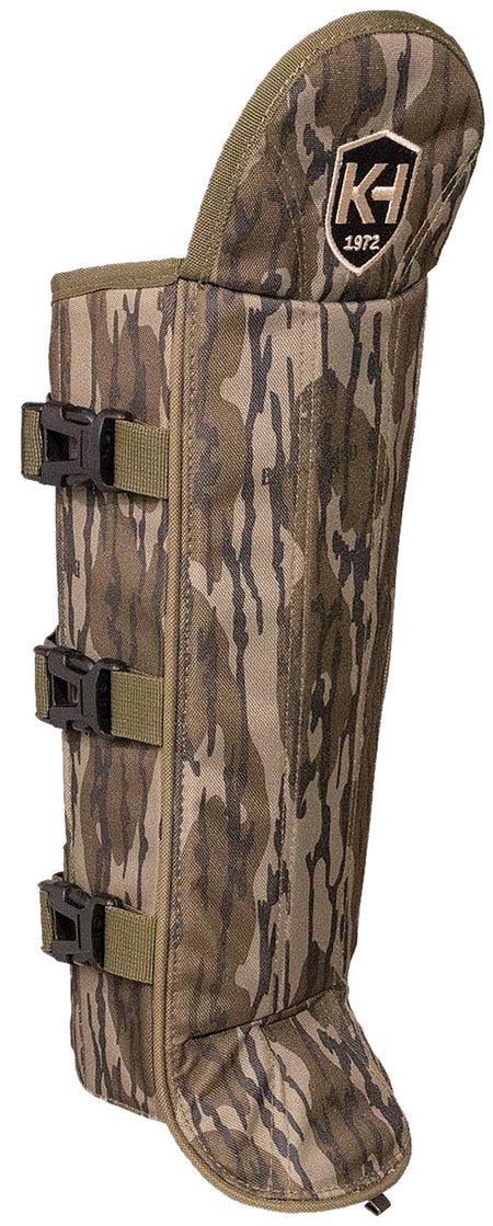 Moultrie Snake Gaiters Polycarbonate Mossy Oak Bottomland Adjustable Hunting Gaiters KHT0216