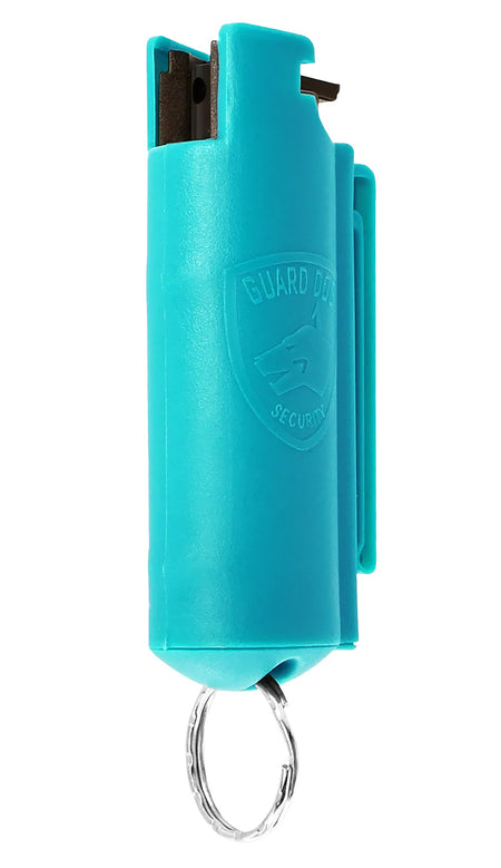Skyline USA PSGDQALBL Blue Quick Action Pepper Spray 16ft Includes Clip and Keychain