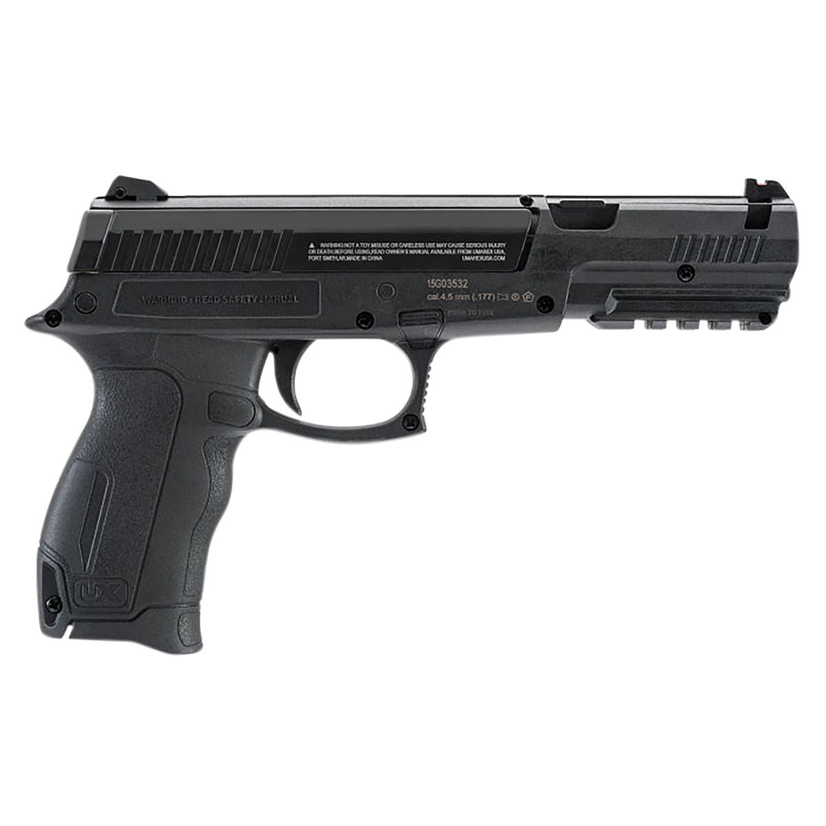 Umarex DX17 .177 BB Spring Air Pistol 15+1 with Integrated Picatinny Rail