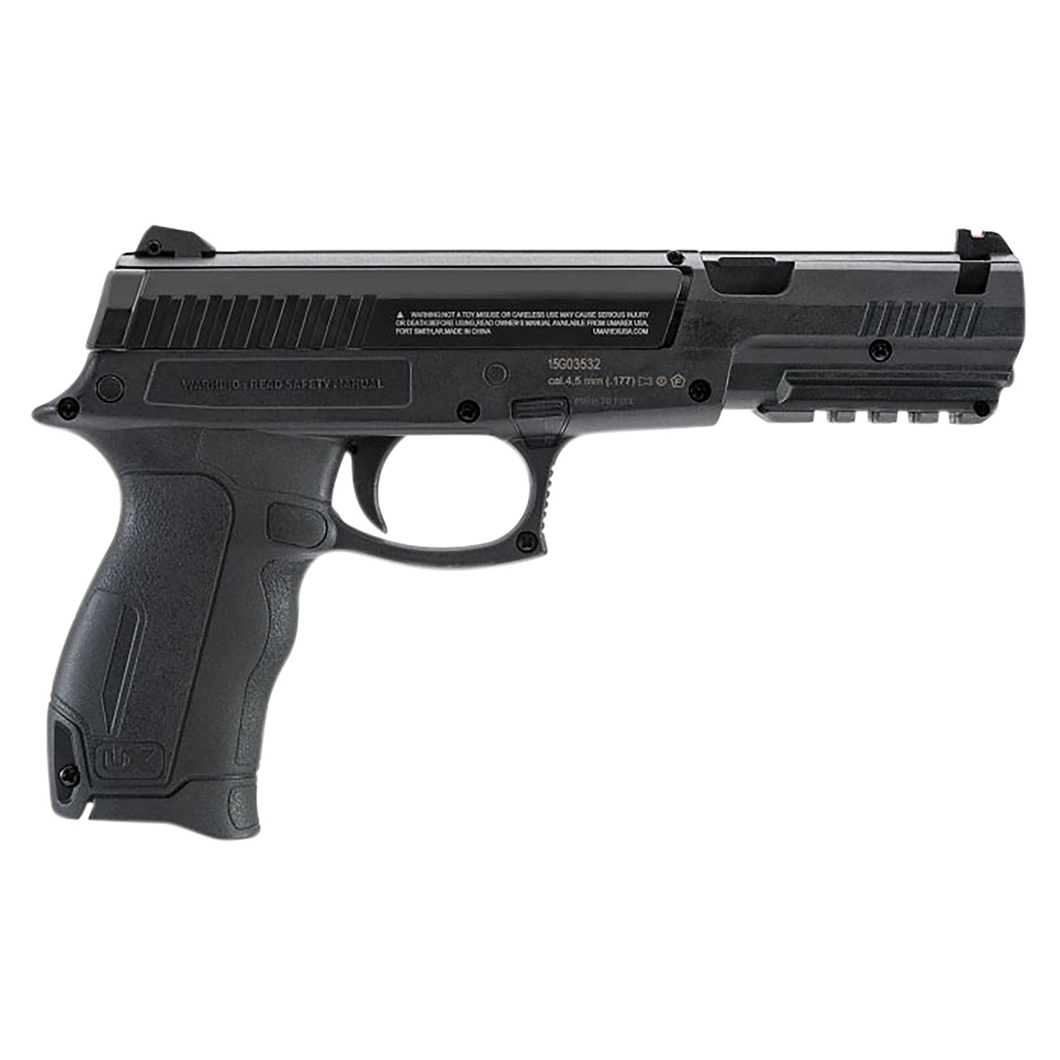 Umarex DX17 .177 BB Spring Air Pistol 15+1 with Integrated Picatinny Rail