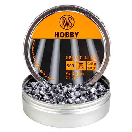RWS Hobby Sport Line .177 Lead Airgun Pellets 300-Count Pack