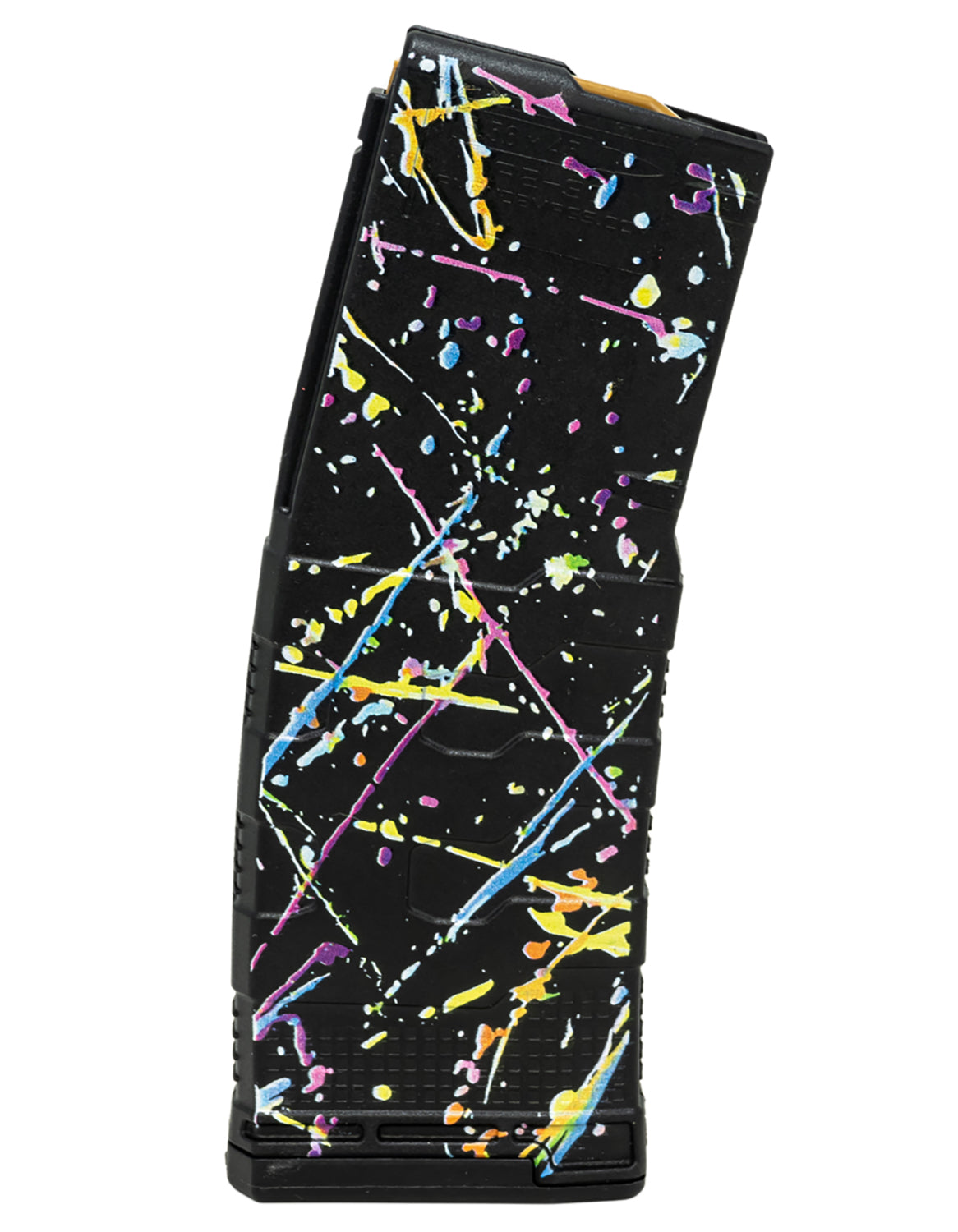 Amend2 556MOD3NEON30 MOD-3 30rd 5.56 NATO Fits AR-15 Neon Splatter Polymer