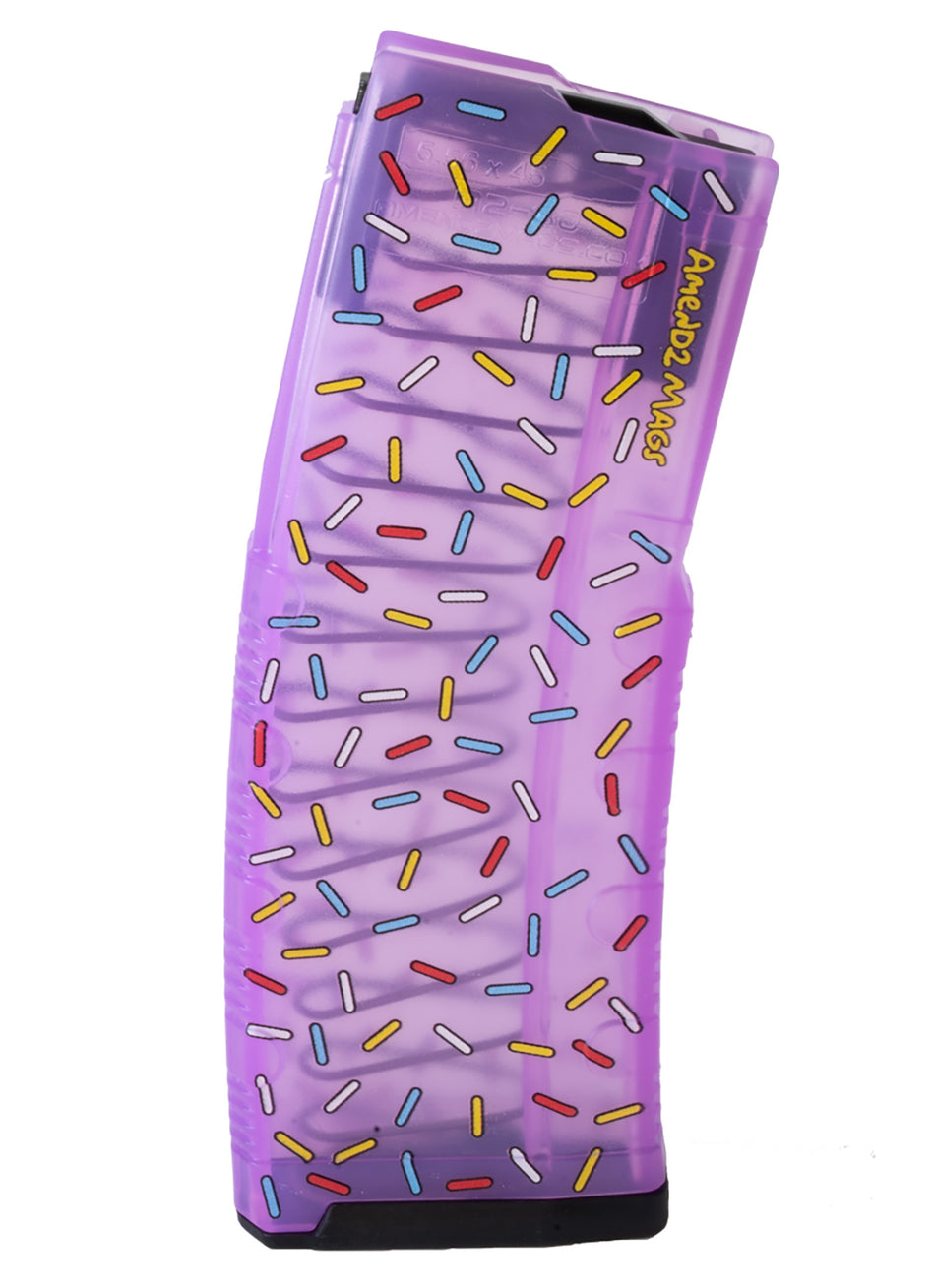 Amend2 556MODCSPR30 MOD-C 30rd 5.56 NATO Fits AR-15 Pink Sprinkles Polymer