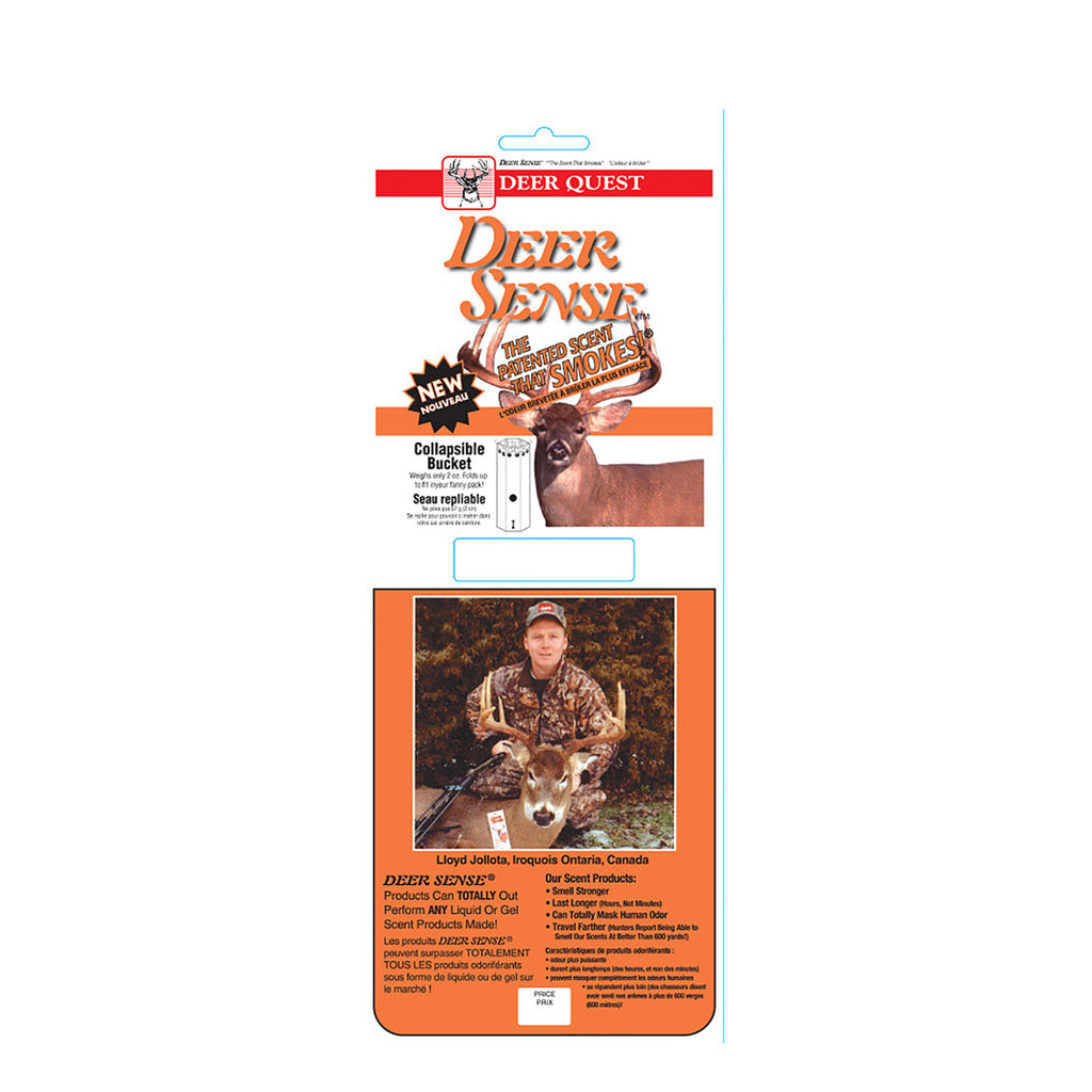 Deer Quest Collapsible Bucket for Use with Deer Scent Products