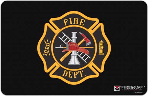 TekMat 11x17 Armorers Mat with Fireman's Crest Neoprene Backing