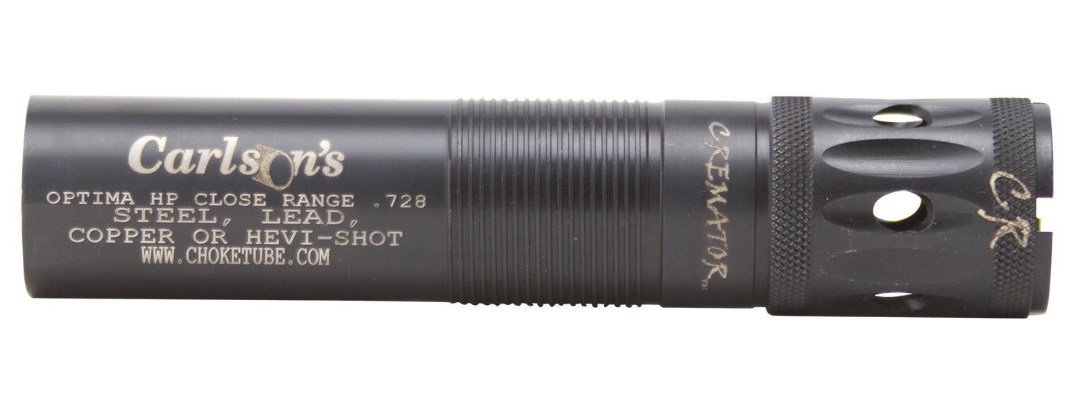 Carlson's 12 Gauge Cremator Ported Steel Choke Tube for Beretta Optima HP Close Range