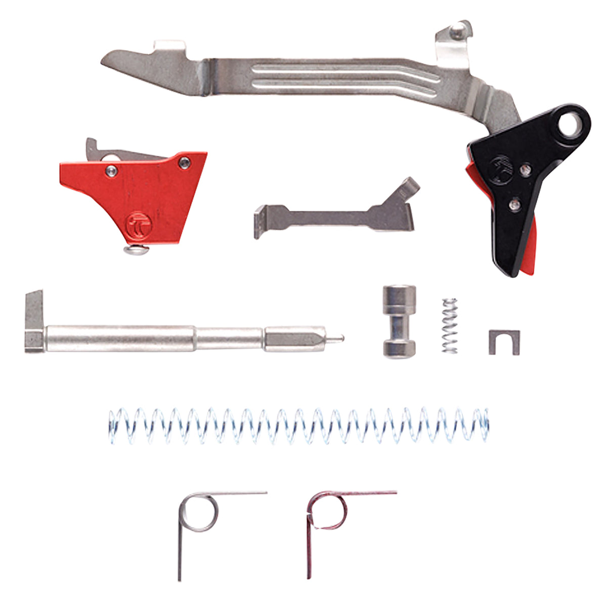 Timney Triggers Alpha Competition Black/Red Upgrade Trigger Fits Glock Gen 3-4 Pistols