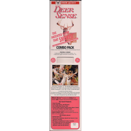 Deer Quest Deer Sense Scent Stick Combo Pack Curiosity/Sexual 12 pk.