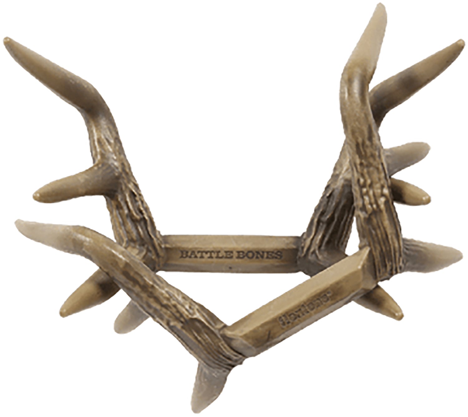 Flextone FLX-FLXDR064 Battle Bones Antler Mass Technology Rattling Call Brown