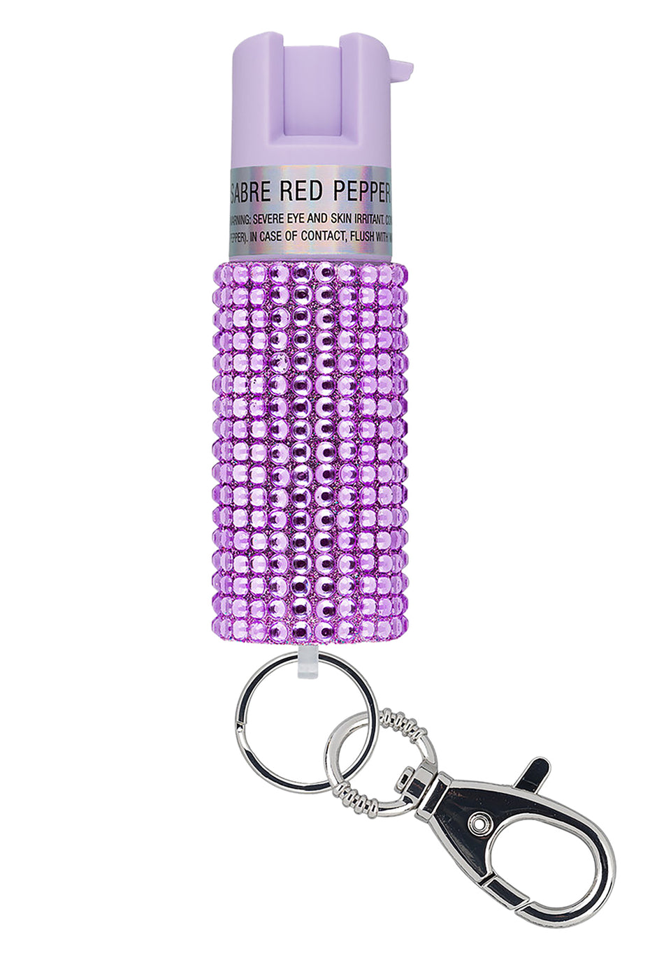 Sabre KRJLV02 Pepper Spray 25Bursts Compact Lavender Canister Includes Snap Clip