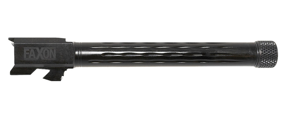 Faxon 9mm Drop-In Black Nitride Steel Barrel Compatible with Glock 34