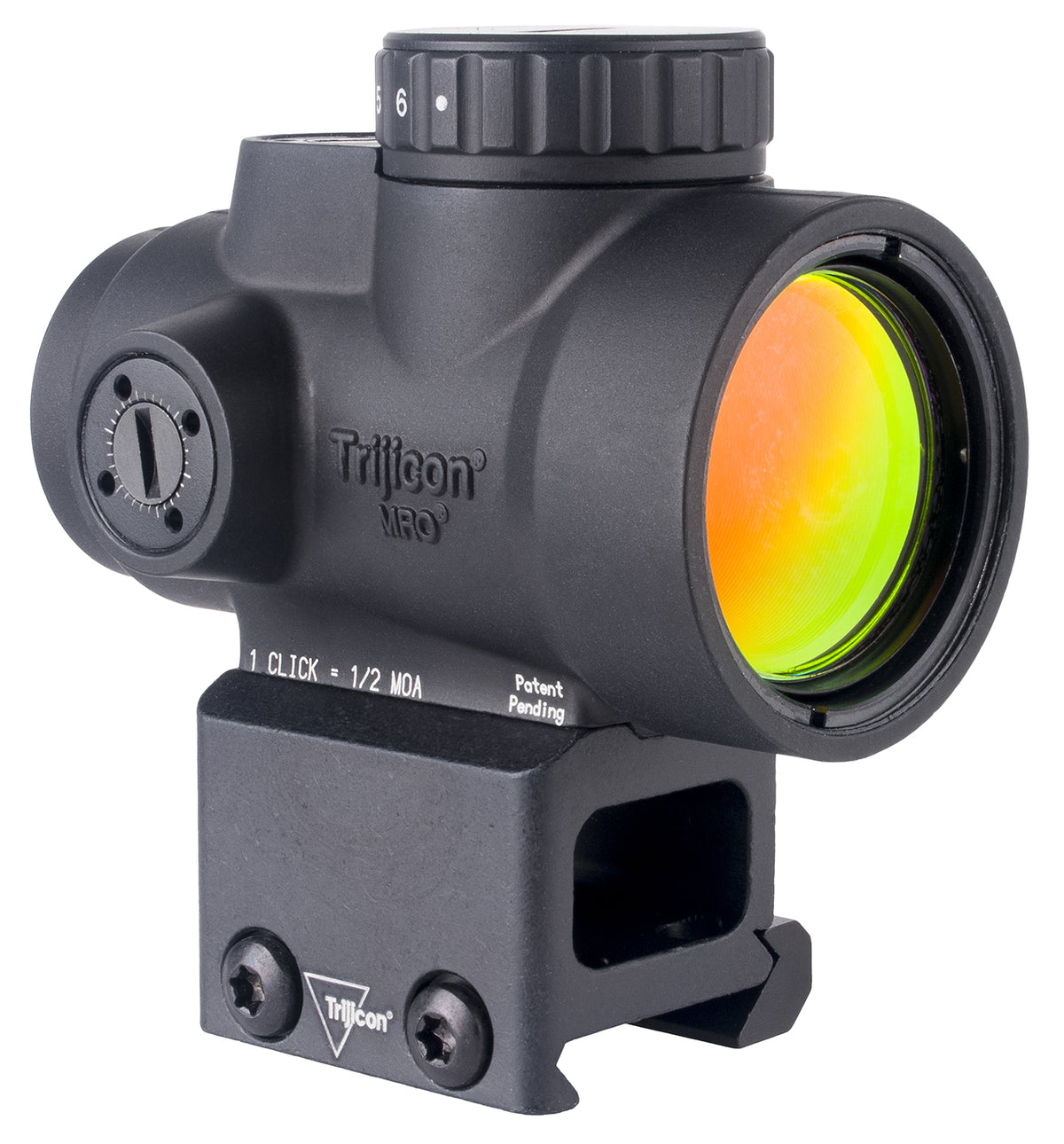 Trijicon MRO SD Black 1x25mm Red Dot Sight 2 MOA Reticle with Lower 1/3 Co-Witness Mount