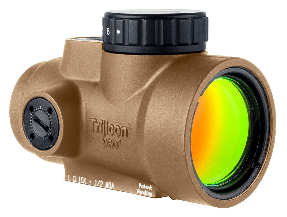 Trijicon MRO SD Coyote Tan 1x25mm Green Dot Sight 2 MOA Reticle