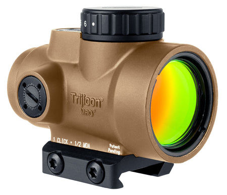 Trijicon MRO SD Coyote Tan 1x25mm Green Dot Sight 2 MOA Low Profile Mount