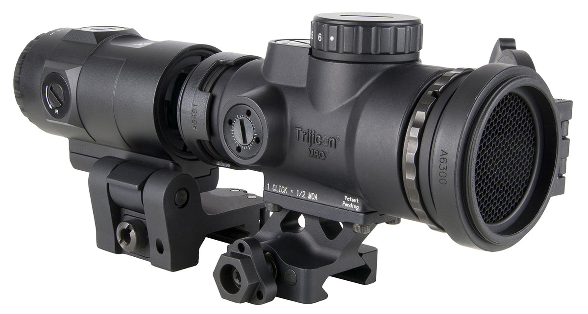 Trijicon MRO SD Black 1x25mm Red Dot Sight 2 MOA Reticle Full Co-Witness Mount