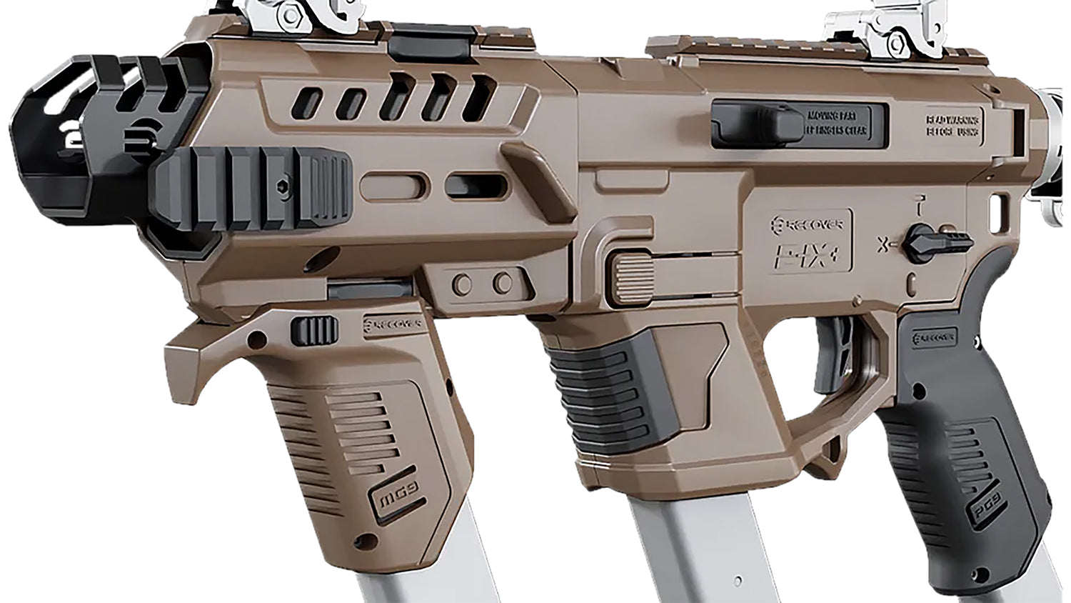 Recover Tactical P-IX+MG PIXMG02 Tan Polymer Ambidextrous AR-Platform Conversion Kit