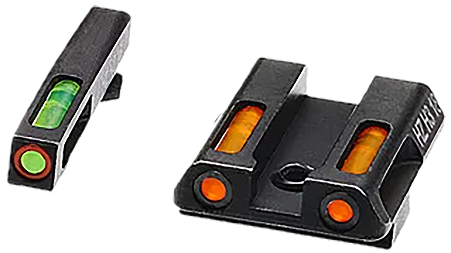 HiViz GLN621 LiteWave H3 Green Tritium/Orange Outline Front & Rear Sight Set for Glock 42/43/43X/48
