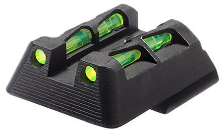 HiViz HKLW11 H&K LiteWave Rear Sight Green/Red Black Frame for HK45, P30, VP9 & VP40 Pistols