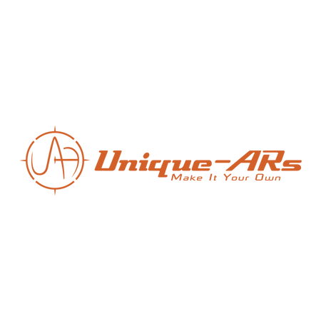 Unique AR 12" Wing and Skull Free Float Handguard in Black Anodized Finish