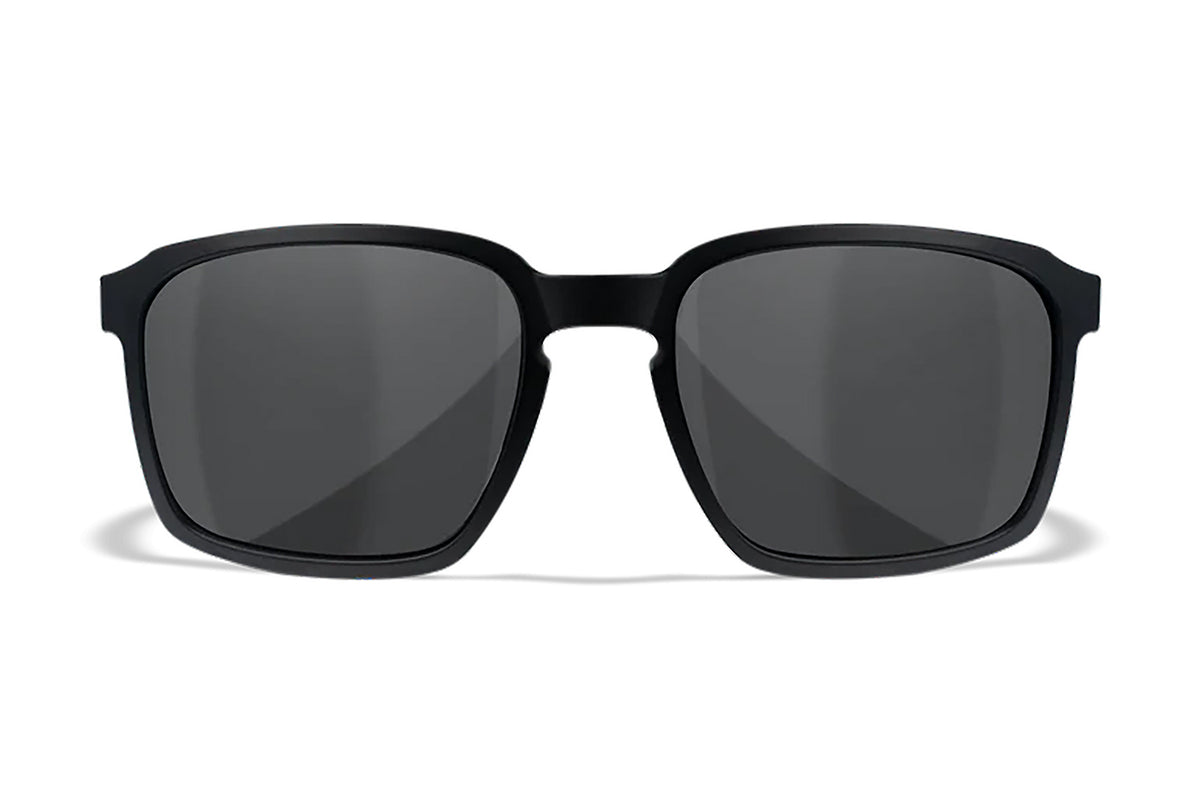 Wiley X Alfa M/L ANSI Z87.1+ Eyewear, Smoke Gray Lens, Matte Black Frame