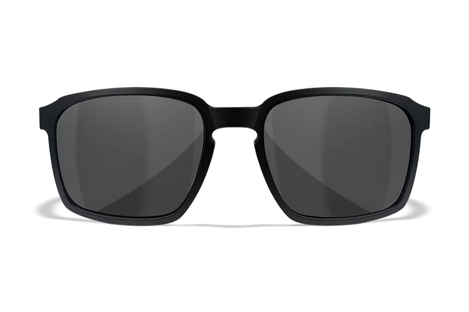 Wiley X Alfa M/L ANSI Z87.1+ Eyewear, Smoke Gray Lens, Matte Black Frame