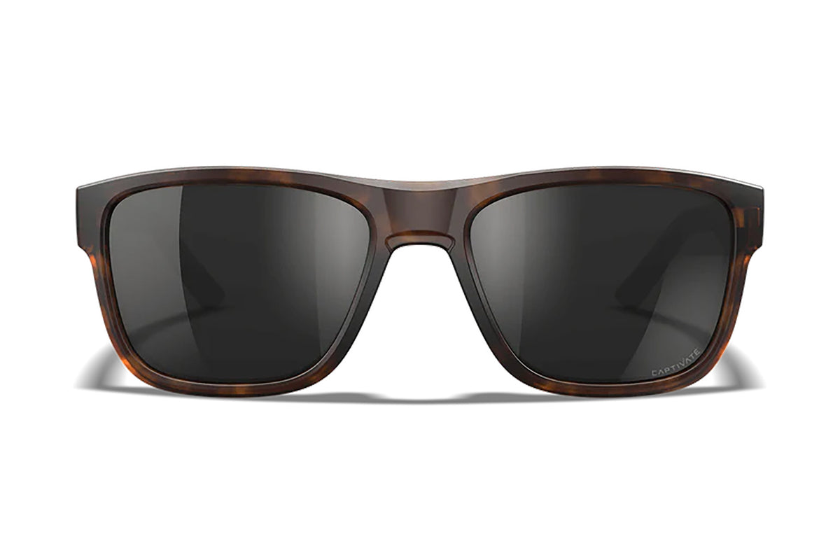 Wiley X Ovation ANSI Z87.1+ Eyewear, Black Mirror Lens, Matte Tortoise Frame