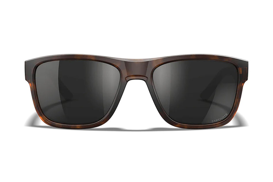 Wiley X Ovation ANSI Z87.1+ Eyewear, Black Mirror Lens, Matte Tortoise Frame