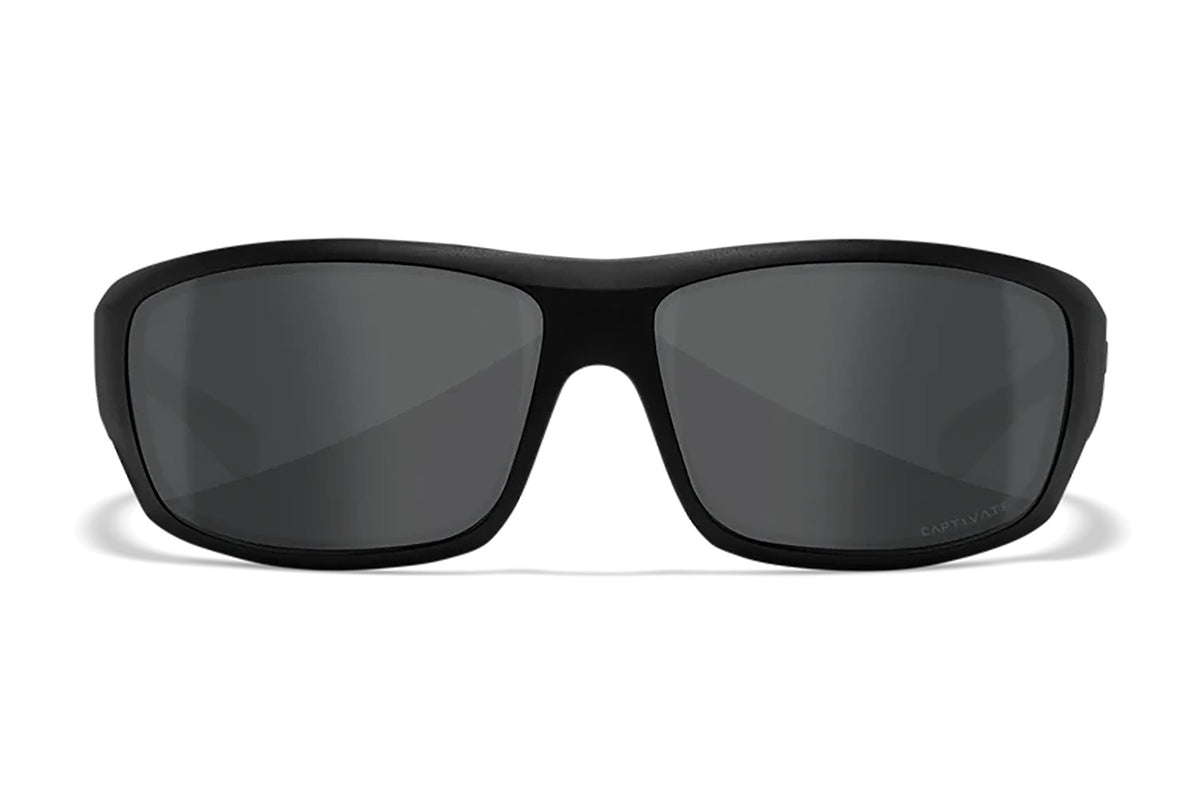Wiley X Omega M/L Gray Lens Ballistic Safety Glasses Matte Black Frame ACOME08