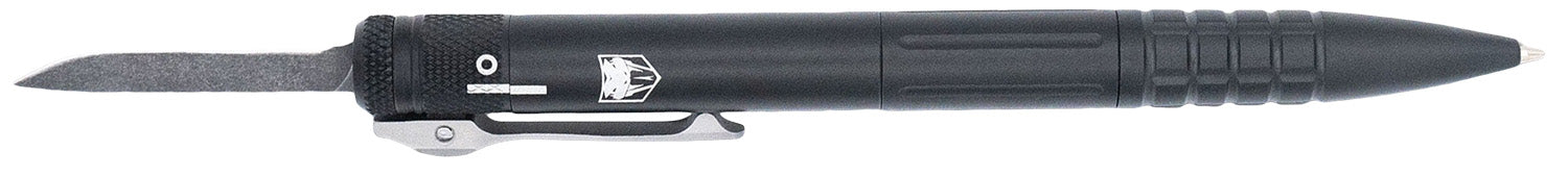 CobraTec Tactical Pen Gen II Black CNC Aluminum Double Action OTF Knife D2 Steel Blade