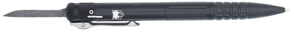 CobraTec Tactical Pen Gen II Black CNC Aluminum Double Action OTF Knife D2 Steel Blade