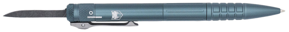 CobraTec CNCOTFPGRYGEN2 Gen II Out-the-Front Pen Knife Gray Aluminum with D2 Blade and Pocket Clip
