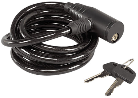 Hunters Specialties Tree Stand Cable Lock Black 6 Ft Coiled Key Lock HS-00607