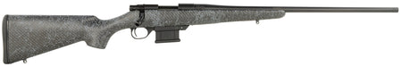 Howa HCBN6ARCGW 1500 Carbon Stalker Full Size 6mm ARC 10+1 22" Blued Steel Threaded Barrel, Blued Drilled & Tapped Steel Receiver, Fixed Stocky's Black Carbon Fiber w/Gray Webbing Stock, Right Hand