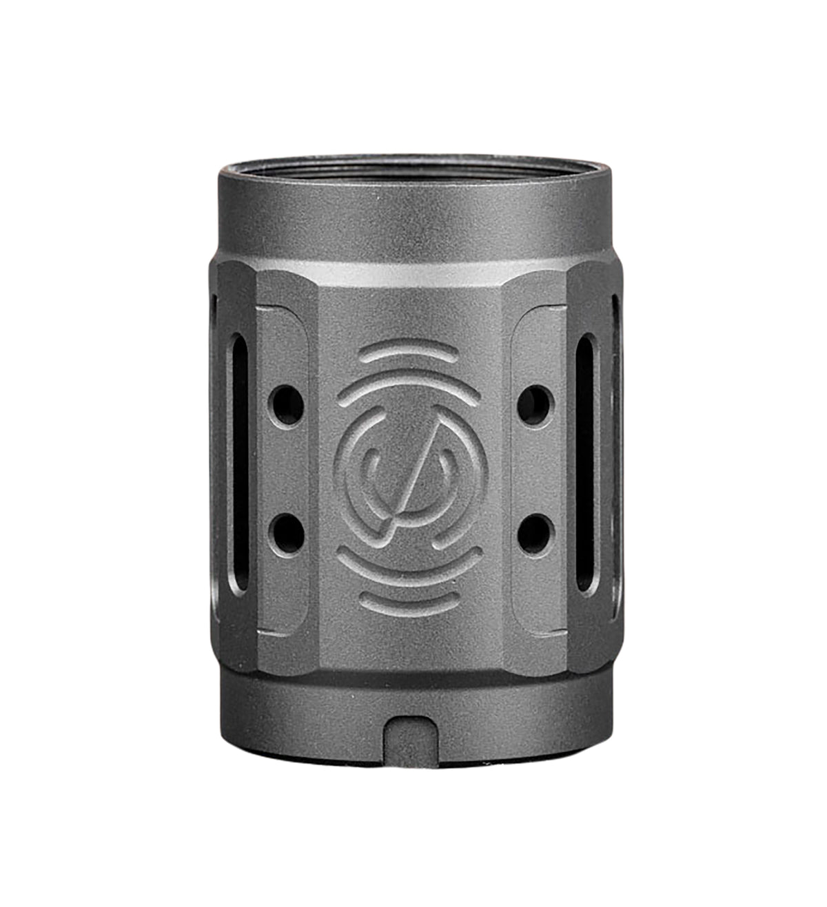 SilencerCo AC5447 Alpha MAAD 2.0 Muzzle Brake Black Anodized Aluminum 2" Length