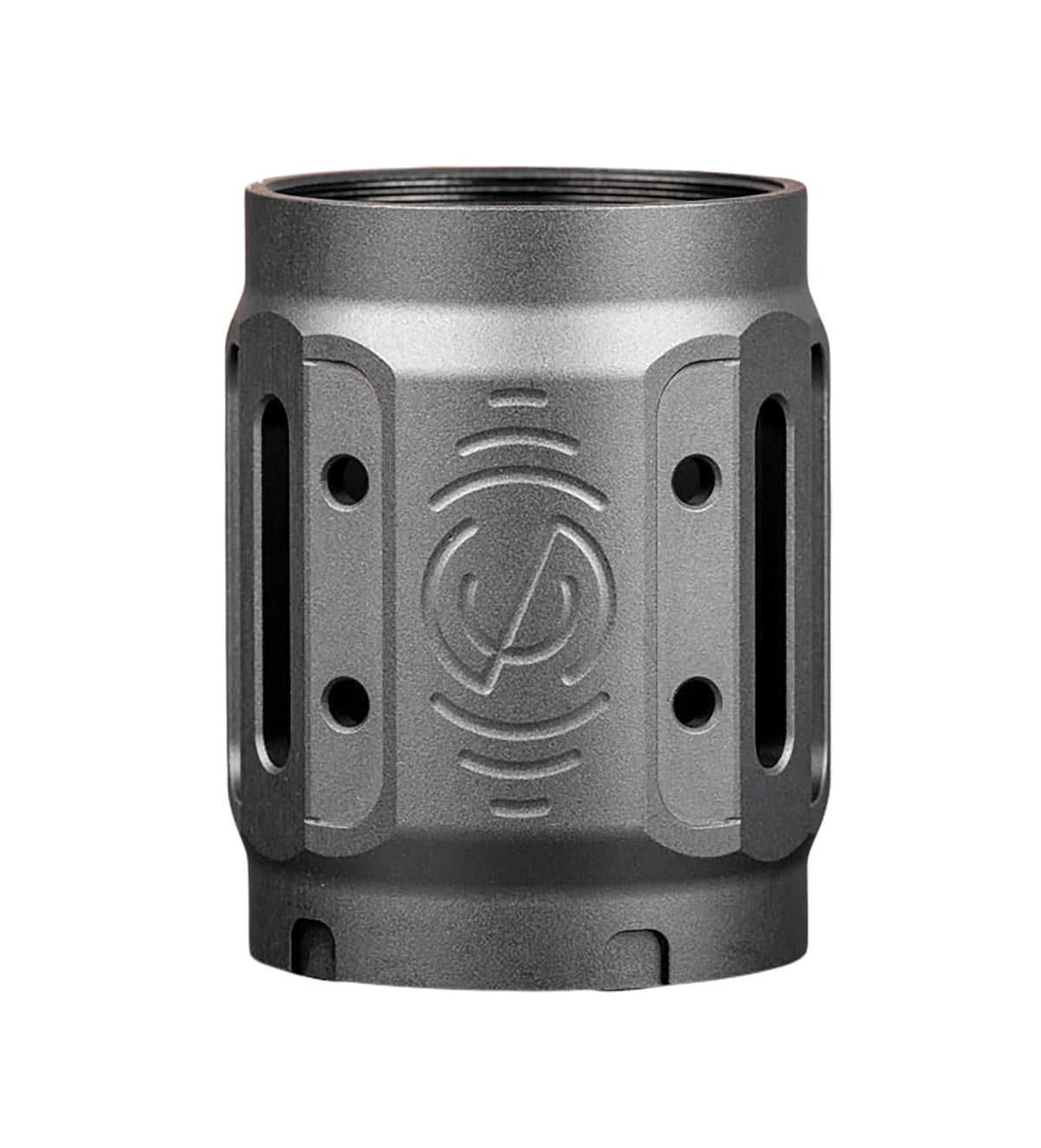 SilencerCo AC5449 Bravo MAAD 2.0 Muzzle Brake Black Anodized Aluminum 2.11" Length