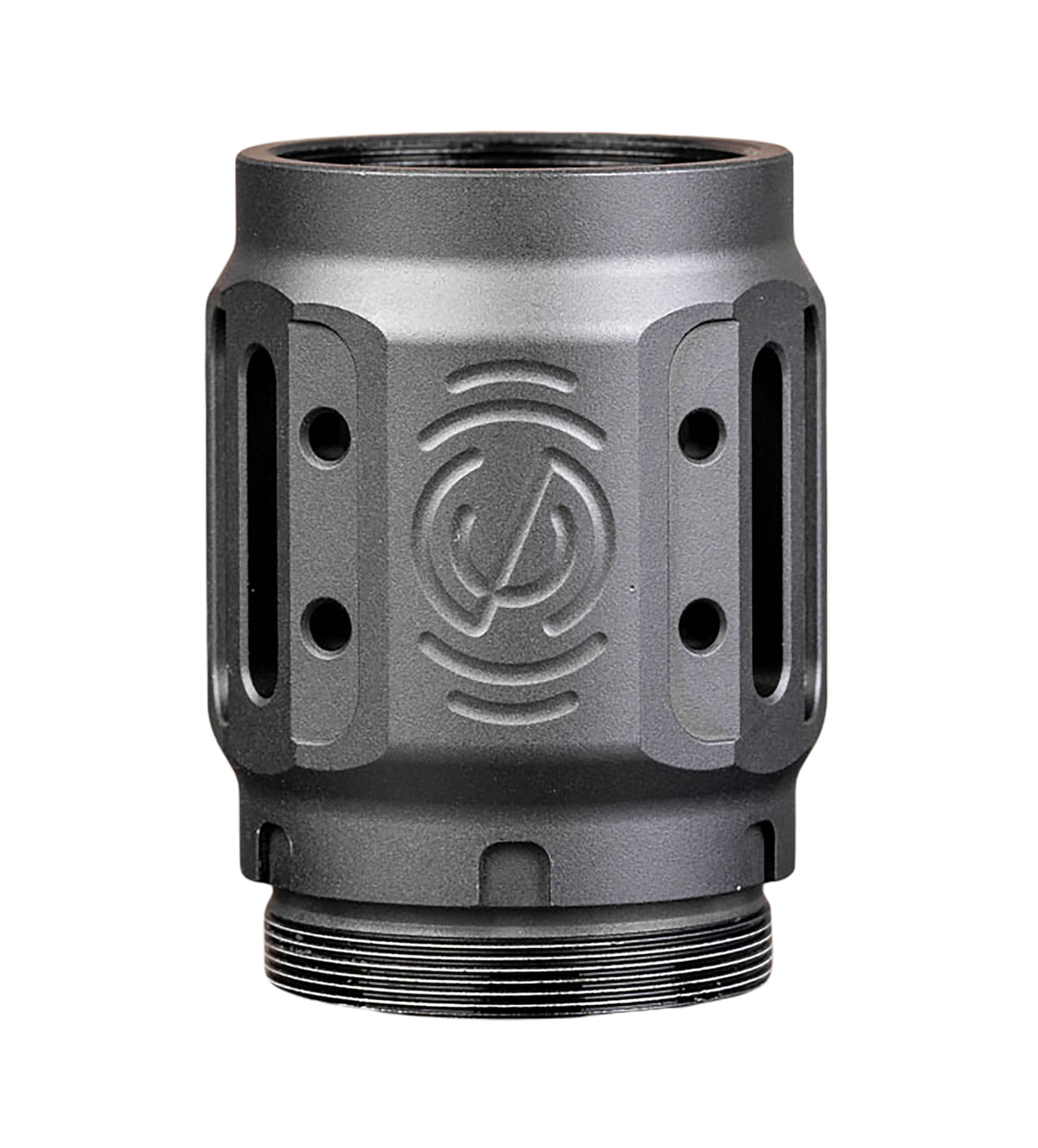 SilencerCo AC5451 Charlie MAAD 2.0 Muzzle Brake Black Anodized Aluminum 2.23" Length