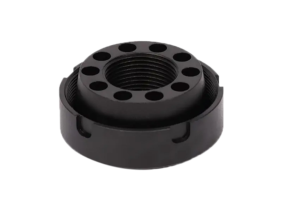 SilencerCo Charlie Direct Thread Suppressor Mount AC4741 11/16"x24 Stainless Black