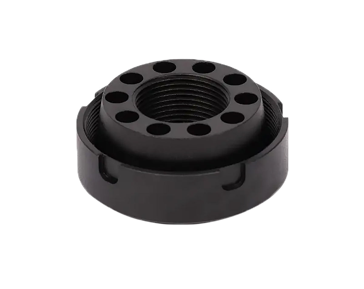 SilencerCo Charlie Direct Thread Suppressor Mount AC4748 M18X1.5 Stainless Black