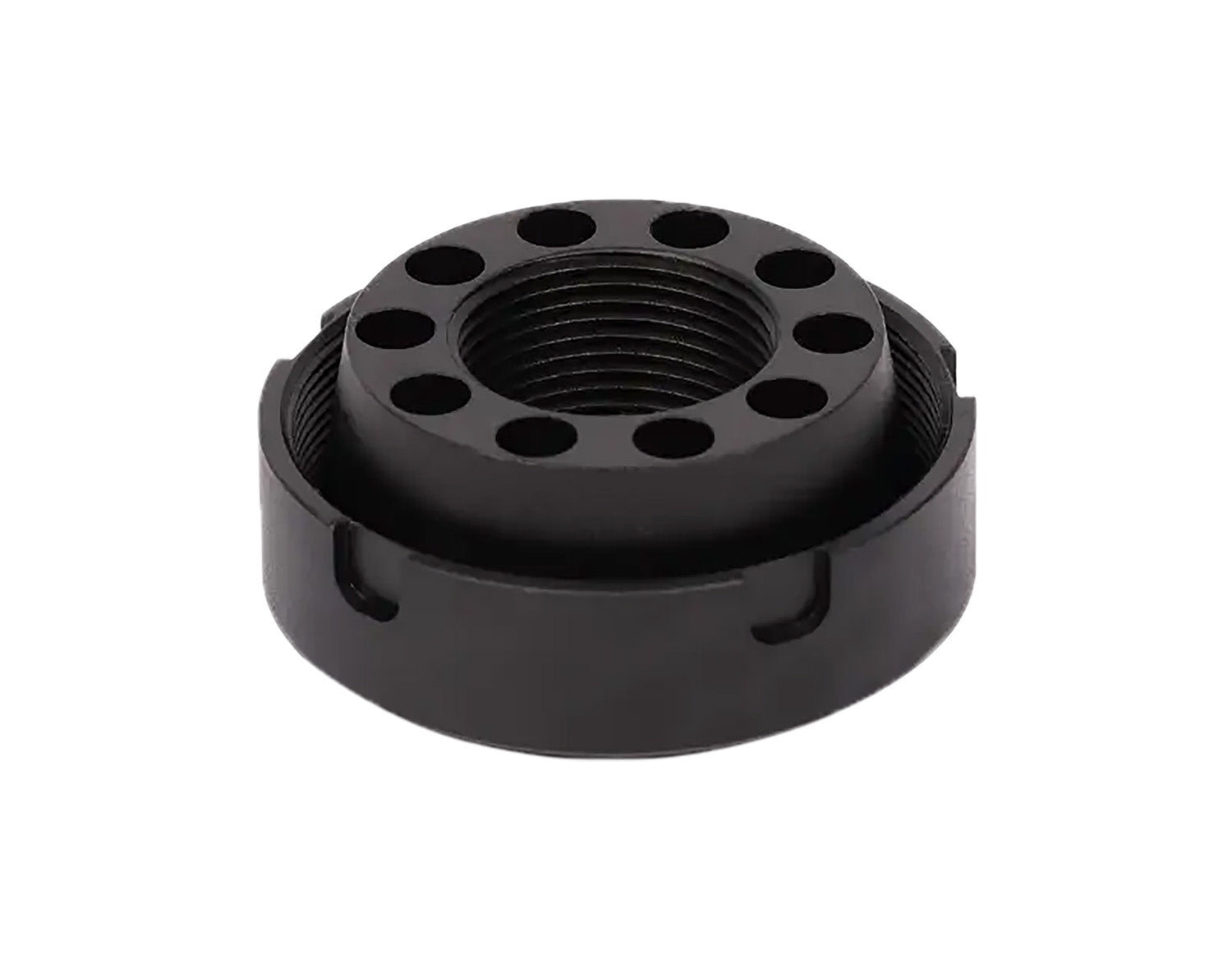 SilencerCo Charlie Direct Thread Suppressor Mount AC4748 M18X1.5 Stainless Black
