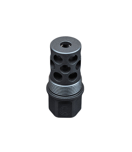SilencerCo AC5232 30 Cal TOMD Radial Brake 1/2"-28 tpi Black Matte Finish