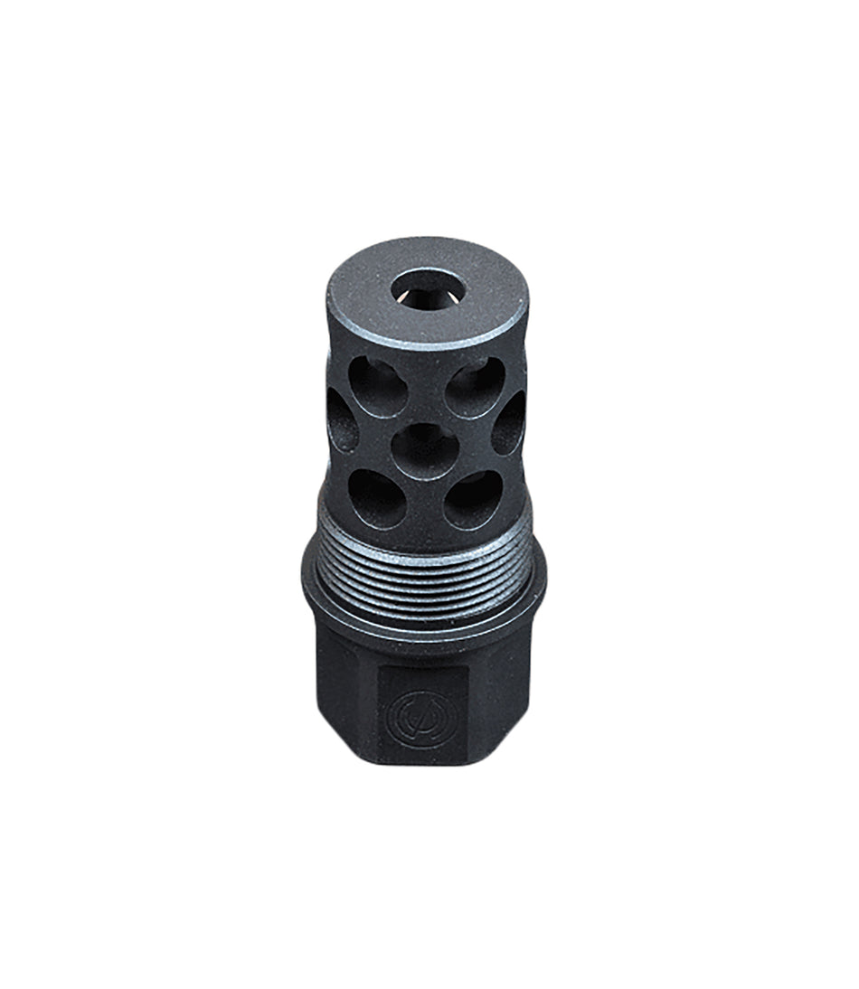 SilencerCo AC5232 30 Cal TOMD Radial Brake 1/2"-28 tpi Black Matte Finish