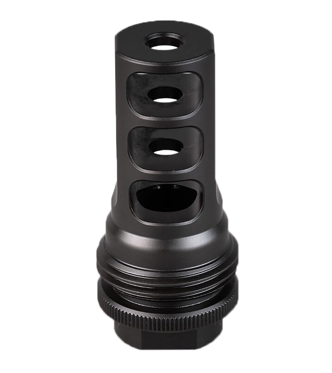 SilencerCo AC2631 458 Cal ASR Muzzle Brake 3/4"-24 tpi Black Nitride Finish