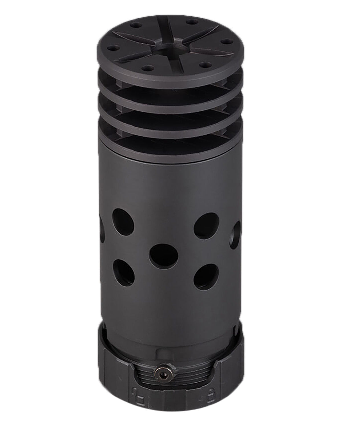 SilencerCo AC2082 30 Cal Matte Black Steel ASR Anchor Brake
