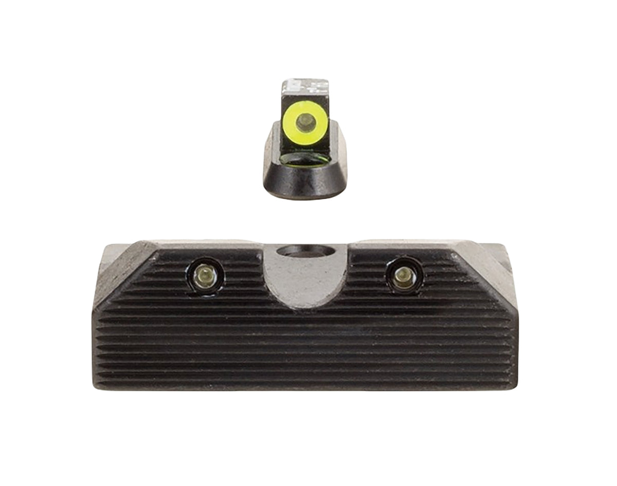 Trijicon 601080 CZ P-10/P-10C Night Sight Set HD XR Green Tritium Yellow Front Outline
