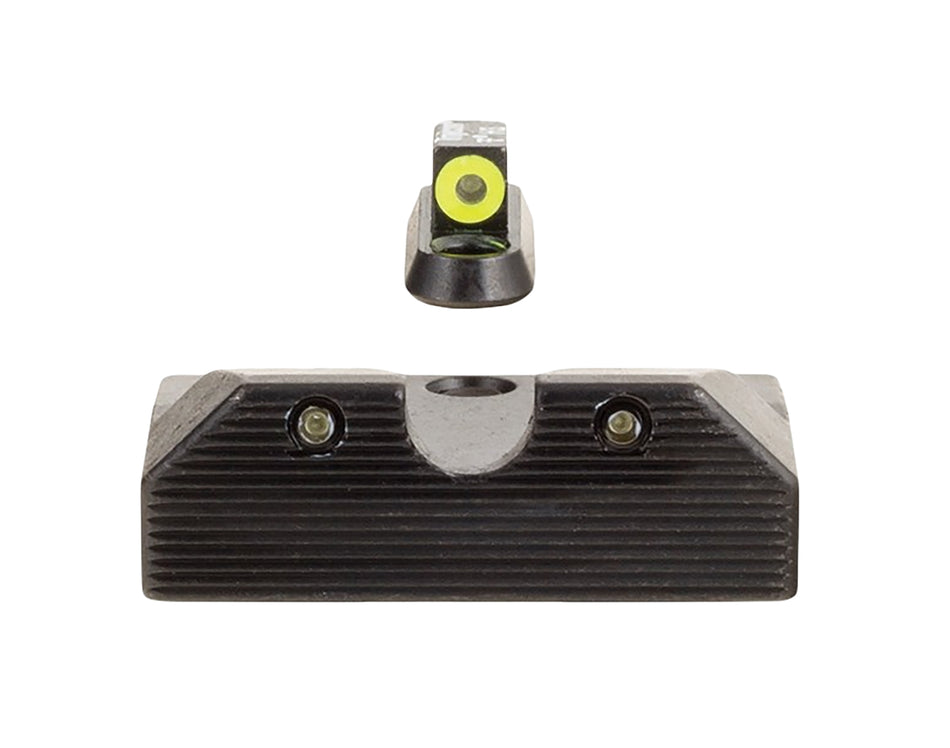 Trijicon 601080 CZ P-10/P-10C Night Sight Set HD XR Green Tritium Yellow Front Outline