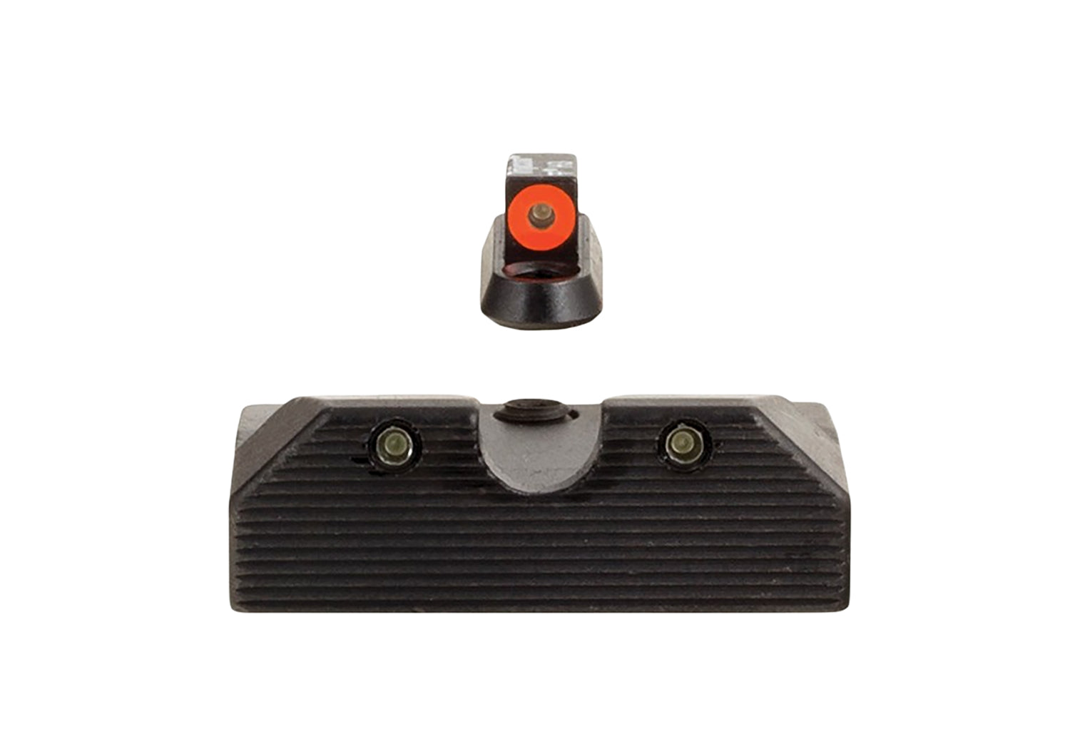 Trijicon 601081 CZ P-10/P-10C Night Sight Set HD XR Green Tritium Orange Front Outline