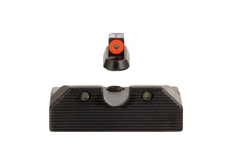 Trijicon 601081 CZ P-10/P-10C Night Sight Set HD XR Green Tritium Orange Front Outline