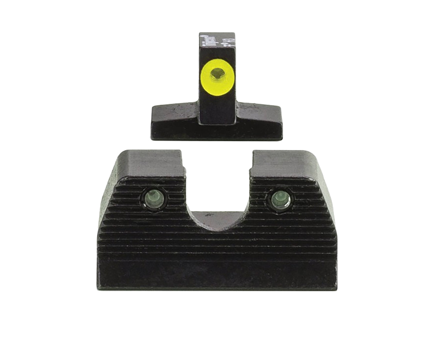 Trijicon 600890 FNX 45/FNP 45 Night Sight Set HD XR Green Tritium Yellow Front Outline