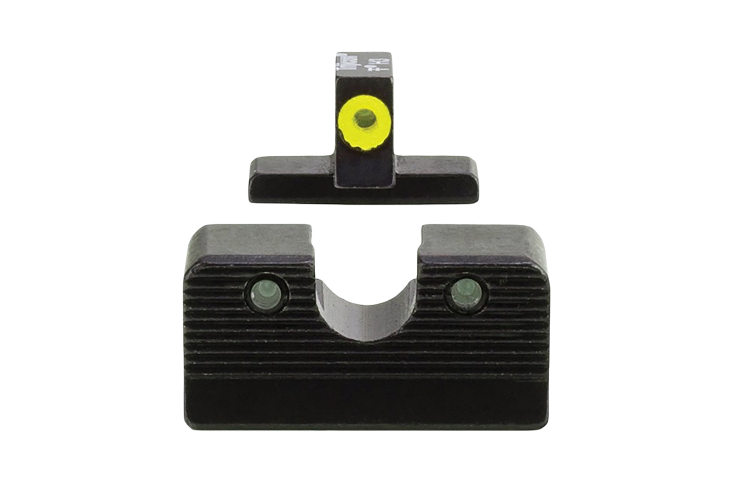 Trijicon 600999 FN 509 Night Sight Set HD XR Green Tritium Yellow Front Outline