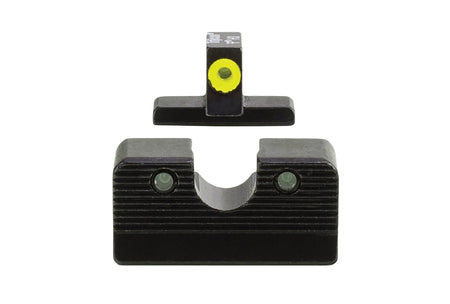 Trijicon 600999 FN 509 Night Sight Set HD XR Green Tritium Yellow Front Outline